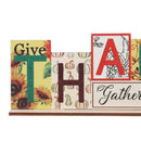 Decor Thanksgiving Decoration Christmas Theme Double-sided Festive Wooden Sign