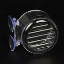 Fish Tank Acrylic Red Worm Cup Aquarium Suction Cup Hanging Floating Container