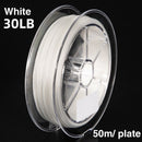 #A 50m Fly Fishing Backing Line 8 Strands Braided Wire Fishing Tackle Accessorie