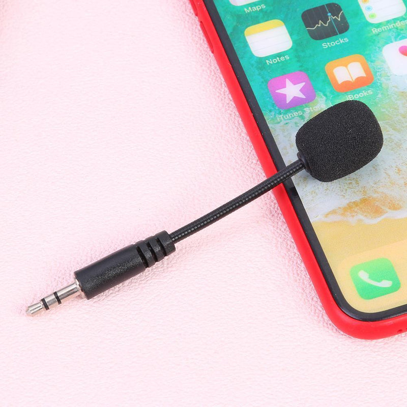 Flexible 3.5mm Jack Mini Microphone Mic for PC Mobile Phone Laptop Notebook