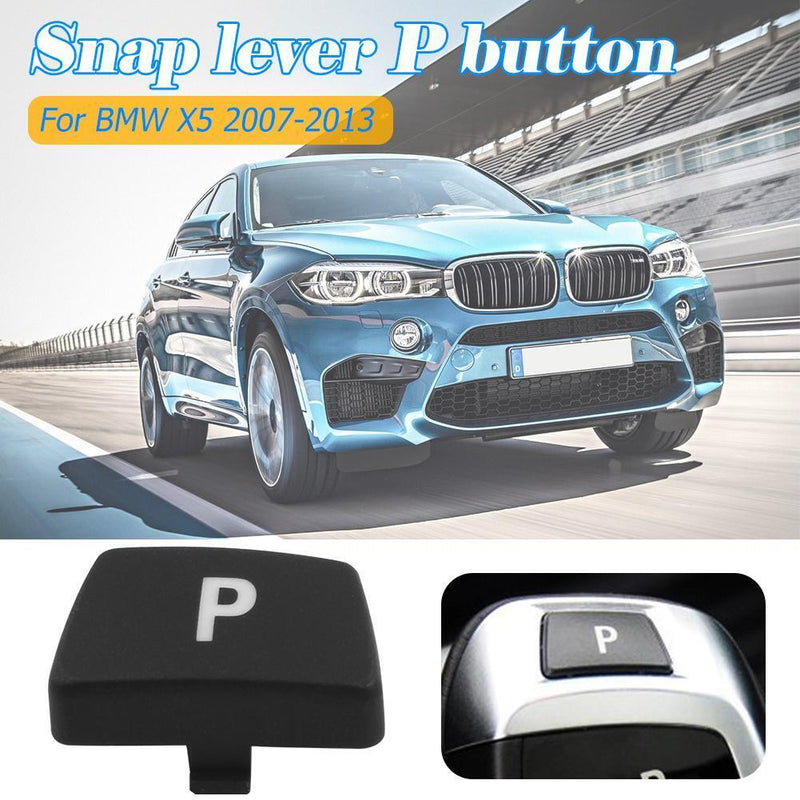 Car Gear Shift Knob P Button Cover Trim for X5 X6 3/5 Series E-Code Chassis
