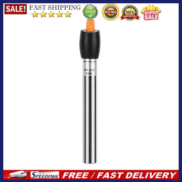 Aquarium Heating Rod Stainless Steel Submersible Thermostat Fish Tank Water Heat