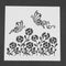 Plastic Cake Flower Spray Stencils DIY Mold Mould Fondant Template(PH-22)