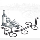 Iron Under Shelf Cupboard Hanging Metal Wine Glasses Holder Rack Bar U9A0