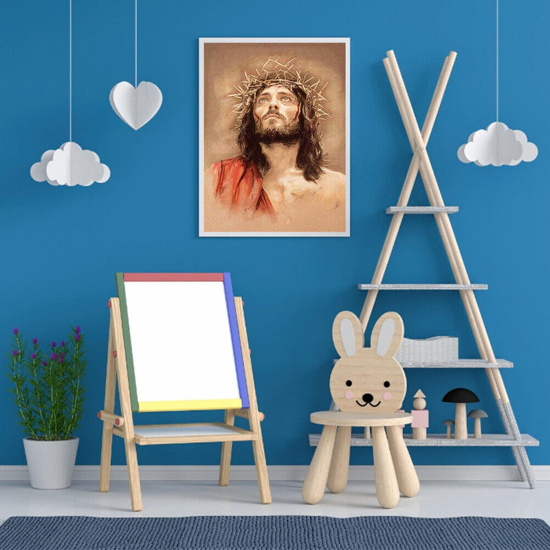 Easter Theme Frameless DIY Oil Paint by Numbers Kit Handpainted Art Craft