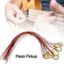 Piezo Pickup Disc Guitar Repair Tools 27mm/35mm Leads U3O6 15 Cigar DIY E2P5