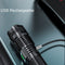zoom Zoomable Torch Lamp Battery Power LED Glare Glashlight USB Charging