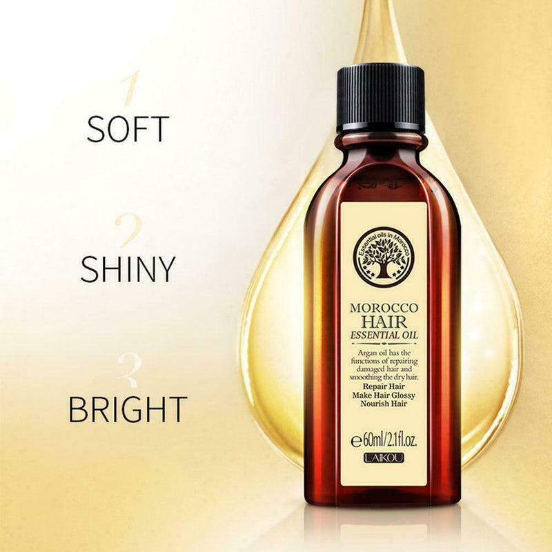 Moroccan Hair Salon Perfect First Essential Pure Argan Treatment Oil G6V0 H0R8
