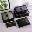 6 Pieces Packing Cubes Multi-functional Clothing Sorting Packages for Suitc