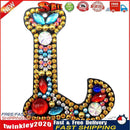 DIY Key Chain Diamond Painting Letters Women Bag Keyring Pendant Gift (L) Newly