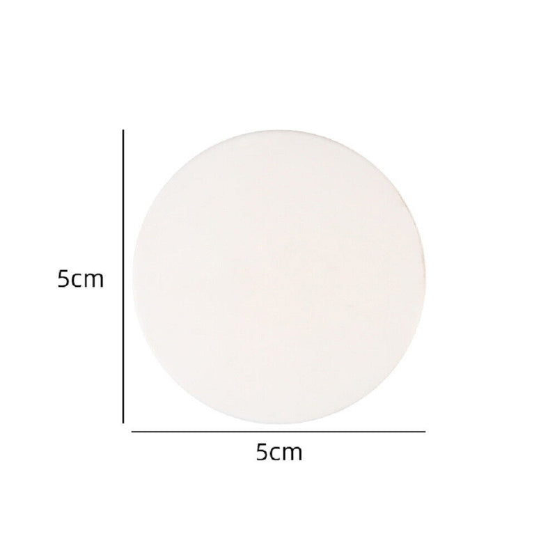 Door Handle Bumper Self-Adhesive Stopper Door Buffer Guard Doorstop (White)