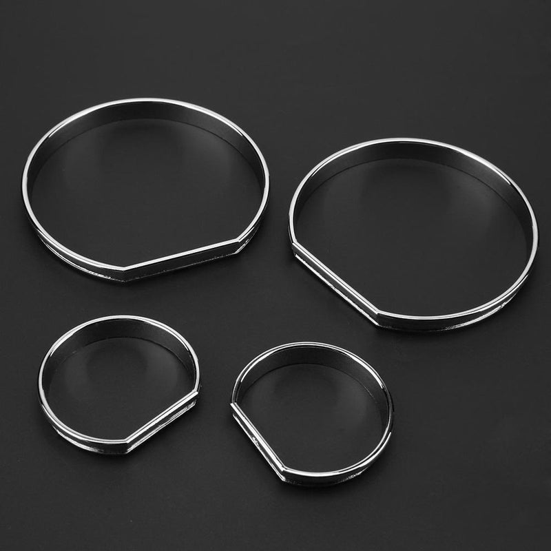 4pcs/set Car Front Dashboard Frame Instrument Panel Frame Styling Parts for E46
