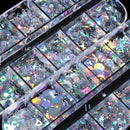 Star Nail Sequins Mirror Sparkly Holographic Nail Art Sequins Nail Glitter