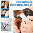 50Pcs/Box Dog Cat Puppy Dental Oral Teeth Cleaning Care Wet Wipe Pet Supplies_