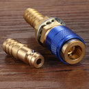 Water Cooled Gas Adapter M10 MIG TIG Welding Torch Hose Connector (Blue) Newly