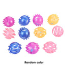 Pet Playing Hollowed Bell Toys Cat Teaser Kitten Scratch Rattle Ball Random