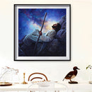 5D Sky Jesus Mosaic Diamond Painting Drawing Full Round Drill DIY Art Handcraft