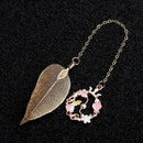 Pendant Student Gift Tassel Pagination Mark Creative Book Clip Leaves Bookmark