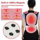Extended Heated Waistcoat Breathable Thermal Wrap Lumbar Pad for Outdoor Walking
