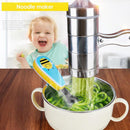 5 Mode Manual Stainless Steel Noodle Maker Press Pasta Cutter Kitchen Tool Newly