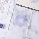 Acrylic Stamp Block Clear Stamping Tool Set with Grid Line Craft (13x16cm) Newly