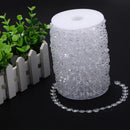 33FT Garland Diamond Acrylic Crystal Bead Curtain Wedding DIY Party Decor Newly