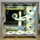 CoolMoon 2pcs Hose Pipe Aura Sync Water Cooling Tube Silicone PC Case Decor