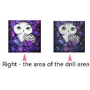 Seawang 5D DIY Special Shape Diamond Painting Dream Flower Cross Stitch Craft Set Owl 1