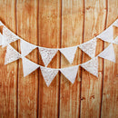 12 Flags 3.2m Tropical Flower Flags Pennant Wedding Birthday Party Decor