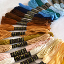 50 Colors Embroidery Thread Hand Cross Stitch Floss Strands Craft Clothing