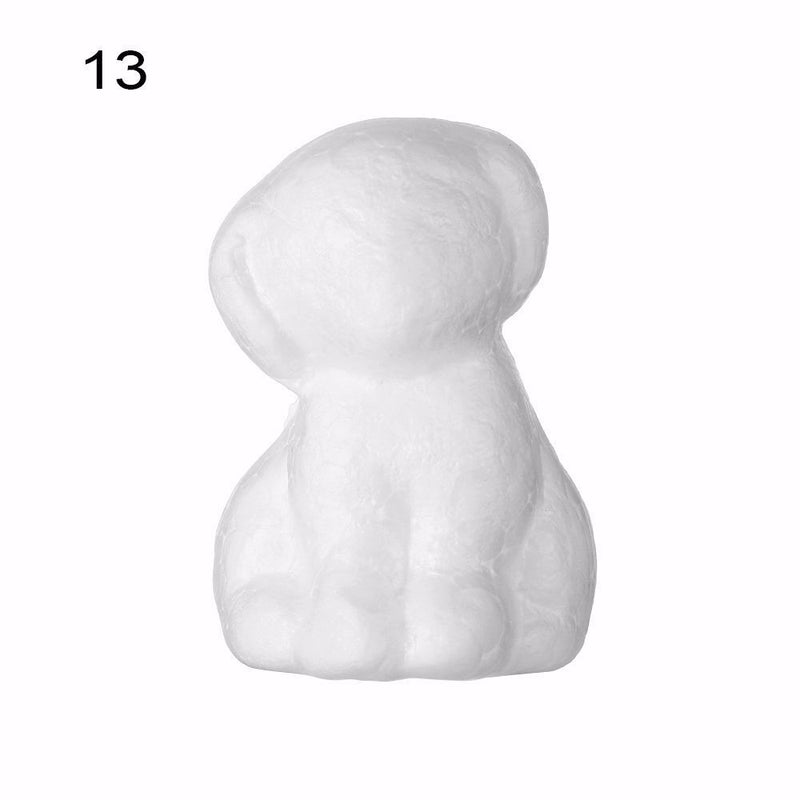 Decoration Party Supplies Animals Shape Foam Balls White Polystyrene Styrofoam