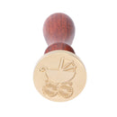 Retro Wood Handle Wax Seal Stamps Envelope Wedding Post Sealing Wax (F146) Newly