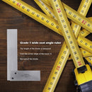 Machinist Square 90 Degree Right Angle Ruler Precision Measure (100x63mm) Newly