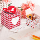 Set of 12 Valentine s Day Treat Boxes Goody Candy Cardboard Box with Window