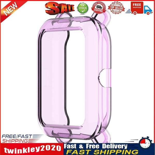 Soft TPU Protective Case Cover Shell for Amazfit Bip S Smartwatch (Purple) Newly