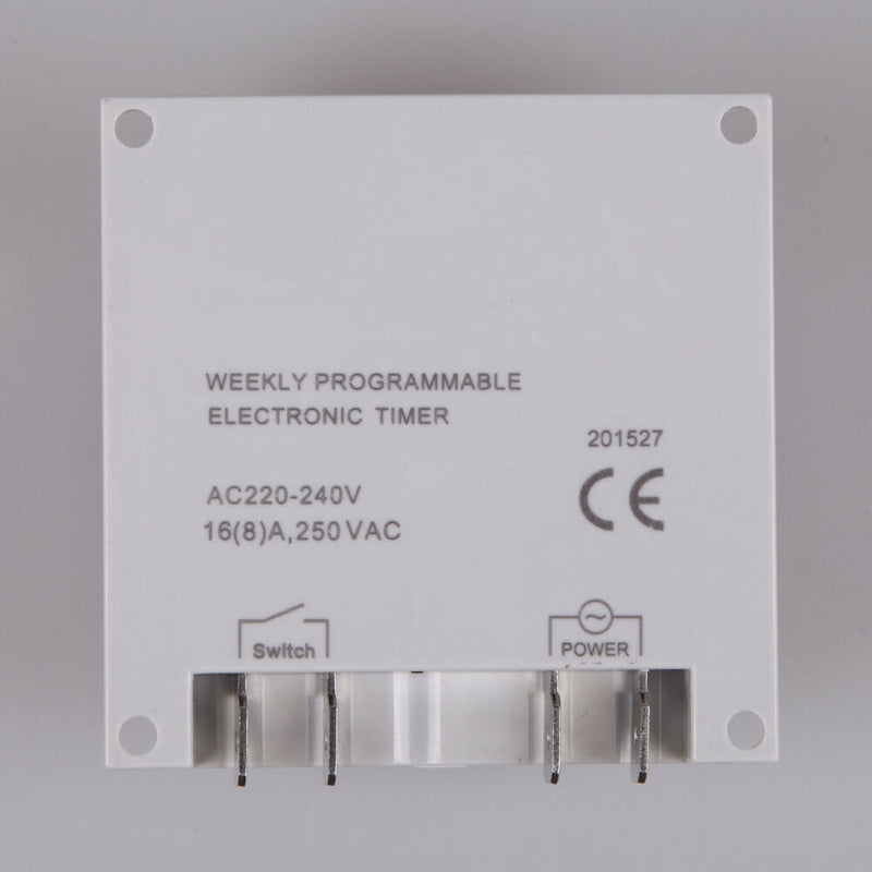 DC 12V 16A Digital LCD Power Programmable Timer Time Switch Relay 16A