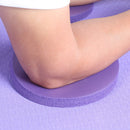 2x Plank Workout Round Knee Pad Fitness Push-up Yoga Rebound Mat (Purple) Newly