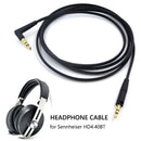 3.5mm to 2.5mm Audio Cable Wireless Headset Cord for Sennheiser HD4.40BT Newly