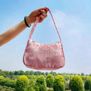 Fashion Women Casual Letters Printing Small Shoulder Underarm Bag Purse Handbags