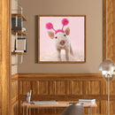 5D DIY Diamond Painting Full Round Drill Cute Pig Rhinestone Crafts Home Deco