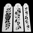 Hot Mould Lace Sugarcraft Tools Cake Stencil Border Fondant Tree Vine Leaves