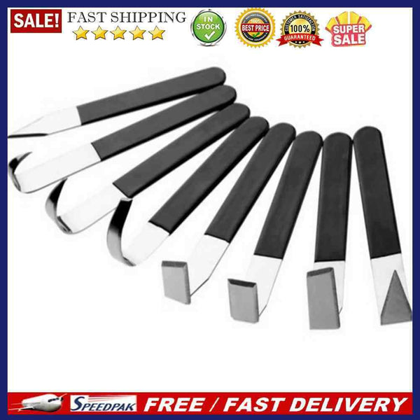 8pcs Pottery Tools Stainless Steel Clay Sculpture Modeling Craft Trimming T