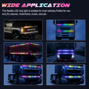 60"LED Car Trunk RGB Dynamic Tailgate Rear Turn Signal Brake Warning Light Strip