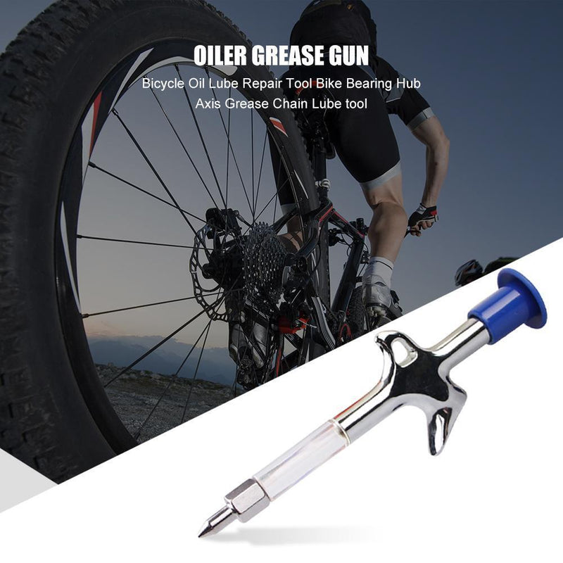 Aluminum Bicycle Grease Gun Mountain MTB Bike Repair Tools Service Accessories
