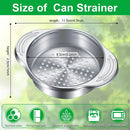 Filter Colander Oil Drainer Food Can Strainer Tuna Press Lid Tuna Can Strainer