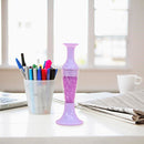 Flower Pot 5D Diamond Painting Point Drill Pen DIY Crafts (w/ Drill Purple)