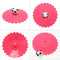 Cute Anti-dust Silicone Glass Cup Cover Coffee Seal Lid Cap (Panda)