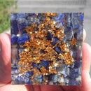 5cm Orgonite Pyramid Heal Chakra Crystal Stone Energy Orgone Generator (A) Newly