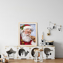 Diamond Painting Santa Full Round Drill Picture of Rhinestone DIY Drawing Kit