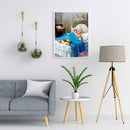 Character Diamond Painting Kit Full Round Drill Wall Hanging 30x40cm for Be